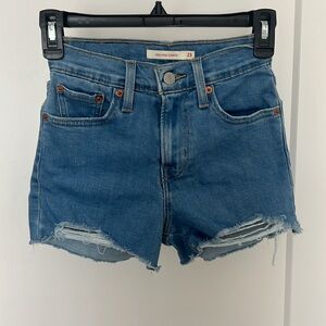 Size 23 Levi Strauss High Waisted Shorts